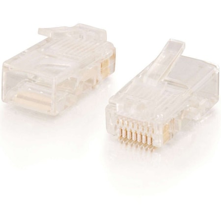 C2G RJ45 CAT5E MODULAR PLUG 100PK TAA, 100PK 11381
